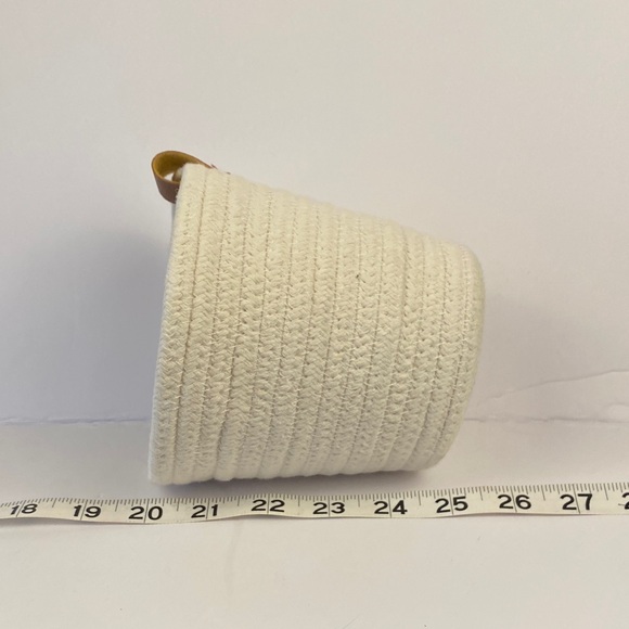 Cream Woven Basket - Picture 5 of 8